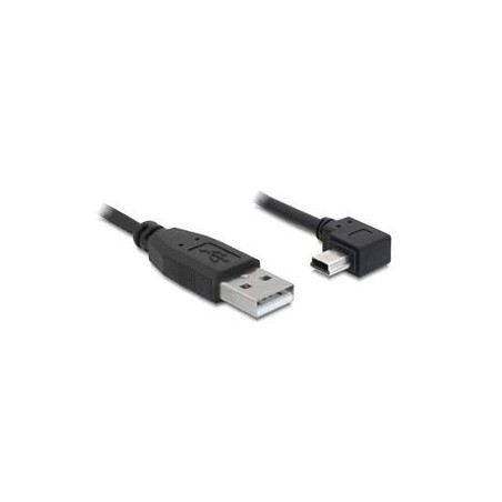 Delock - Kabel USB - USB (M) do mini-USB typ B (M) - 1 m - konektor s pravým úhlem