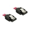 Delock Cable SATA - Kabel SATA - Serial ATA 150/300/600 - SATA (F) do SATA (F) - 20 cm - opatřený západkou, přímý konektor