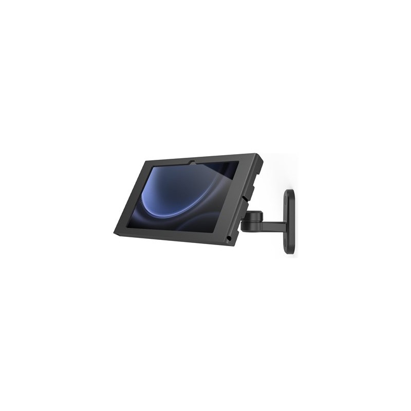 Compulocks Galaxy Tab S9/S9FE 10.9" Apex Enclosure Swing Wall Mount Black - Montážní sada - kyvné rameno, odhalená prední/zadní