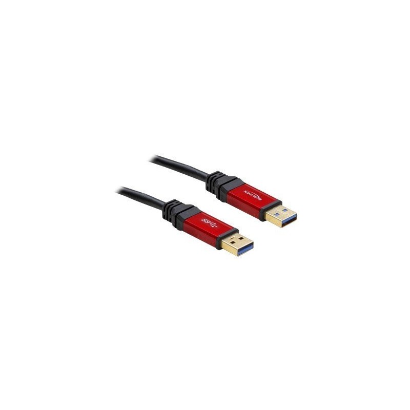 Delock Premium - Kabel USB - USB typ A (M) do USB typ A (M) - USB 3.0 - 2 m - černá