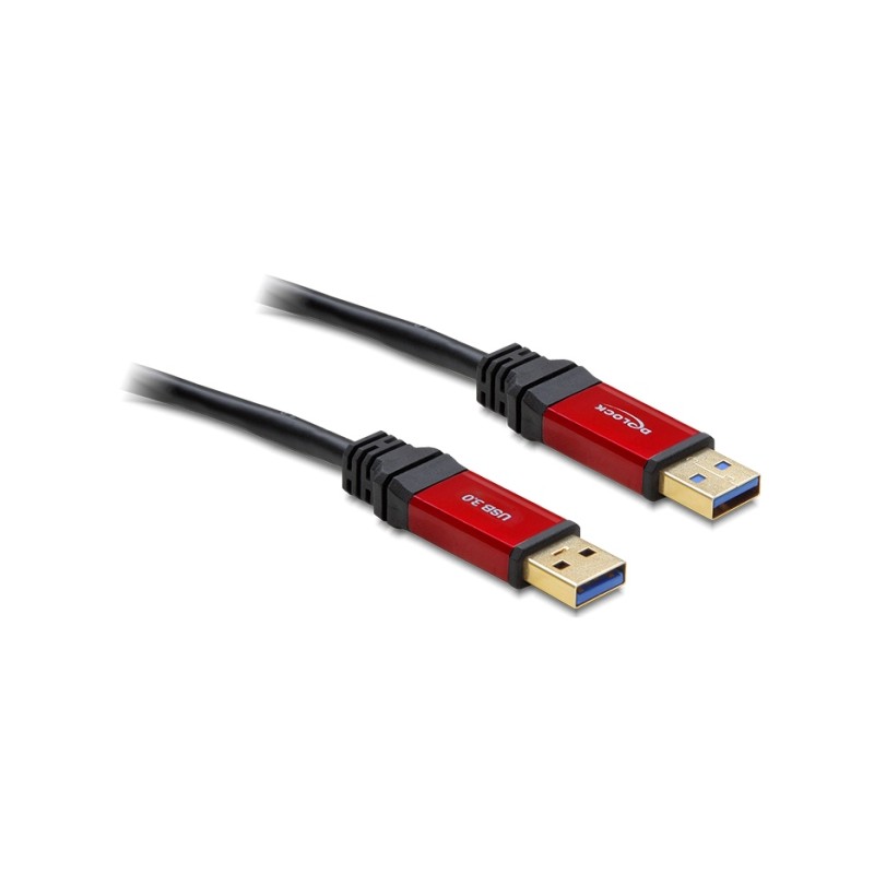 Delock Premium - Kabel USB - USB typ A (M) do USB typ A (M) - USB 3.0 - 1 m - černá