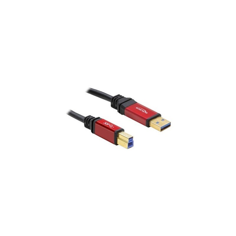 Delock Premium - Kabel USB - USB typ A (M) do USB Type B (M) - USB 3.0 - 1 m - černá