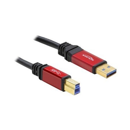 Delock Premium - Kabel USB - USB typ A (M) do USB Type B (M) - USB 3.0 - 1 m - černá