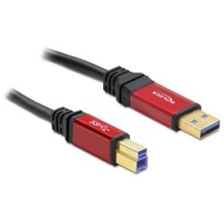 Delock Premium - Kabel USB - USB typ A (M) do USB Type B (M) - USB 3.0 - 2 m - černá