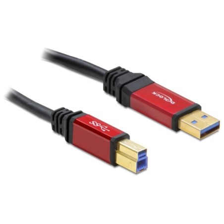 Delock Premium - Kabel USB - USB typ A (M) do USB Type B (M) - USB 3.0 - 5 m - černá