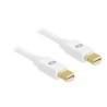 Delock - Kabel DisplayPort - Mini DisplayPort (M) do Mini DisplayPort (M) - 2 m - bílá