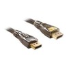 Delock - Kabel DisplayPort - DisplayPort (M) do DisplayPort (M) - 1 m - antracit