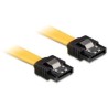 Delock Cable SATA - Kabel SATA - Serial ATA 150/300/600 - SATA (F) do SATA (F) - 20 cm - opatřený západkou, přímý konektor