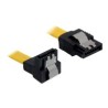 Delock Cable SATA - Kabel SATA - Serial ATA 150/300/600 - SATA (F) do SATA (F) - 20 cm - dolů zahnutý konektor, opatřený