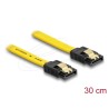 Delock Cable SATA - Kabel SATA - Serial ATA 150/300/600 - SATA (F) do SATA (F) - 30 cm - opatřený západkou, přímý konektor
