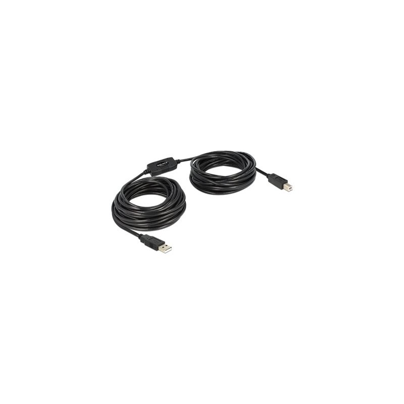 Delock - Kabel USB - USB typ B (M) do USB (M) - USB 2.0 - 11 m - aktivní