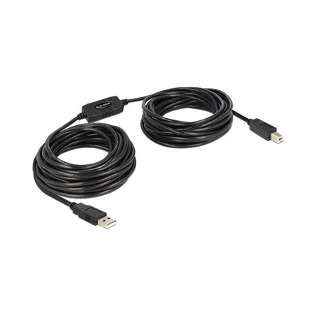 Delock - Kabel USB - USB typ B (M) do USB (M) - USB 2.0 - 11 m - aktivní