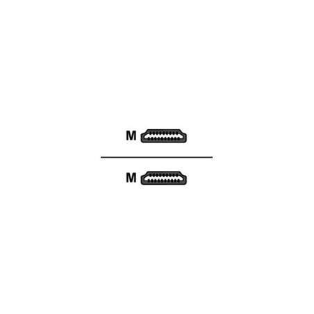 Delock High Speed HDMI with Ethernet - Kabel HDMI s ethernetem - HDMI s piny (male) do HDMI s piny (male) - 2 m - 90° kon… 82956