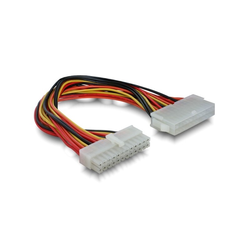 Delock - Prodlužovací šňůra - 24 pinů ATX (F) do 24 pinů ATX (M) - 22 cm