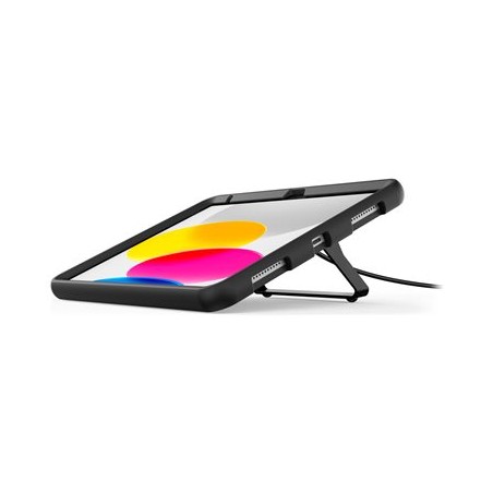 Compulocks iPad mini 8.3" Secured Kickstand - Ochranný obal zadní kryt pro tablet - stojan - guma, kov - černá - pro Apple