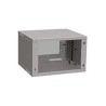 Solarix SENSA LITE SENSA-L-6U-545-11-G - Skříň - 450 mm, skleněné dveře - montáž na stěnu - šedá, RAL 7035 - 6U - 19"