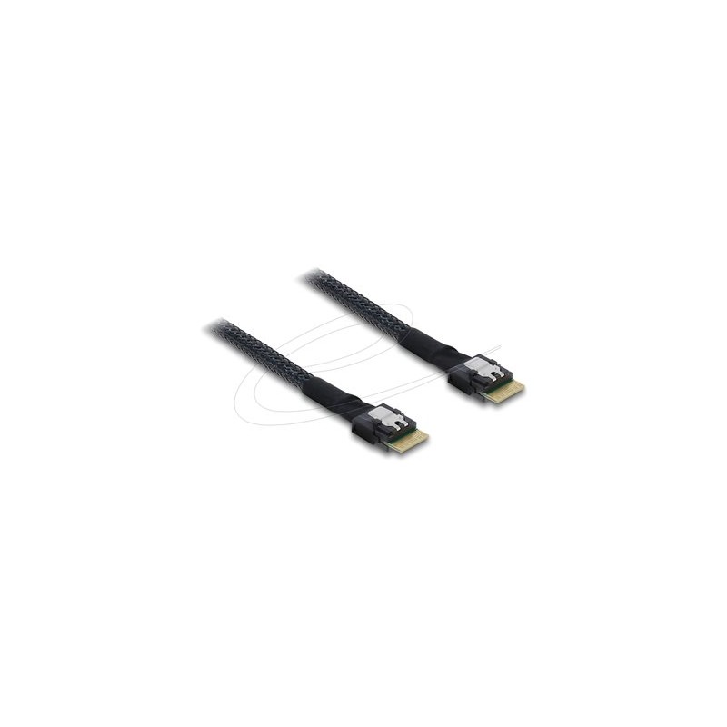Delock - Interní kabel SAS - 4i Slim SAS (M) do 4i Slim SAS (M) - 50 cm