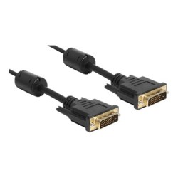 Delock - Kabel DVI - DVI-D (M) do DVI-D (M) - 1 m - černá