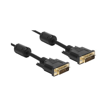 Delock - Kabel DVI - DVI-D (M) do DVI-D (M) - 1 m - černá