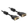 Delock - Kabel DVI - DVI-D (F) do DVI-D (M) - 5 m - černá