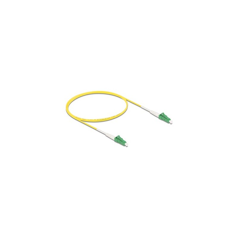 Delock - Sítový kabel - jednoduchý režim LC/APC (M) do jednoduchý režim LC/APC (M) - 1 m - 2 mm - optické vlákno - simplex - 9