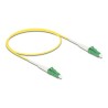 Delock - Sítový kabel - jednoduchý režim LC/APC (M) do jednoduchý režim LC/APC (M) - 0.5 m - 2 mm - optické vlákno - simplex