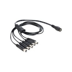 Delock - Separátor k napájení - DC jack 5,5 x 2,1 mm (M) do DC jack 5,5 x 2,1 mm (F) - 50 cm 83288