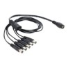 Delock - Separátor k napájení - DC jack 5,5 x 2,1 mm (M) do DC jack 5,5 x 2,1 mm (F) - 50 cm 83288