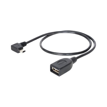 Delock - Kabel USB - USB (F) do mini-USB typ B (M) - USB 2.0 OTG - 50 cm - 90° konektor