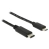 Delock - USB kabel - 24 pin USB-C (M) do Micro USB typ B (M) - USB 2.0 - 3 A - 50 cm - černá