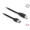 Delock EASY-USB - Kabel USB - USB typ B (M) do USB (M) - 3 m - černá