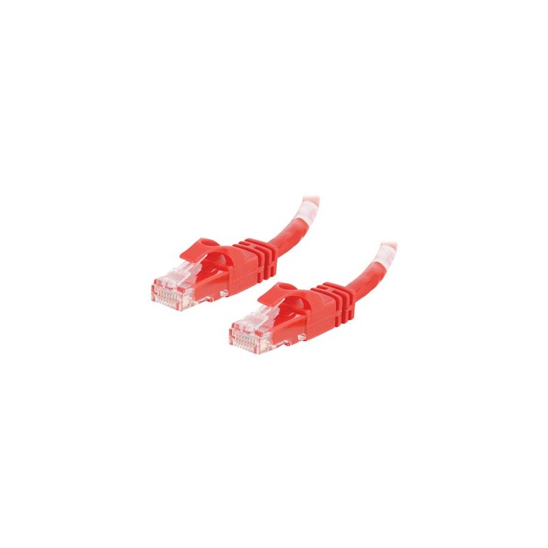C2G Cat6 Booted Unshielded (UTP) Network Patch Cable - Patch kabel - RJ-45 (M) do RJ-45 (M) - 50 cm - UTP - CAT 6 - lisovaný