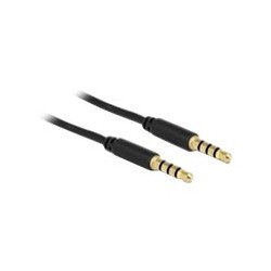 Delock - Kabel náhlavní soupravy - 4 pólový mini jack s piny (male) do 4 pólový mini jack s piny (male) - 2 m - odstíněný