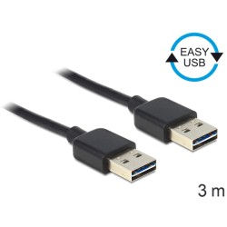 Delock EASY-USB - Kabel USB - USB (M) do USB (M) - USB 2.0 - 3 m - cerná