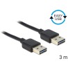 Delock EASY-USB - Kabel USB - USB (M) do USB (M) - USB 2.0 - 3 m - cerná