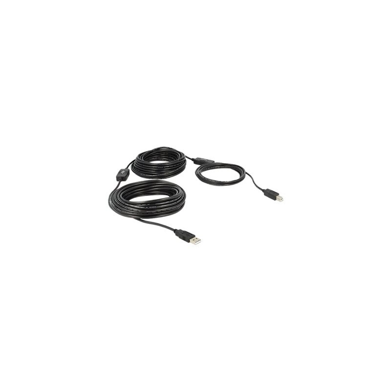 Delock - Kabel USB - USB typ B (M) do USB (M) - USB 2.0 - 20 m - aktivní