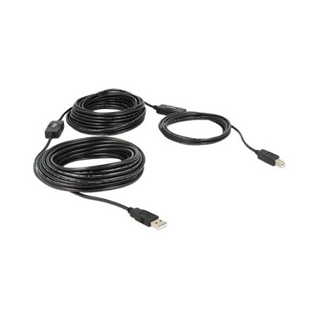 Delock - Kabel USB - USB typ B (M) do USB (M) - USB 2.0 - 20 m - aktivní
