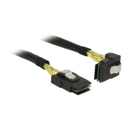 Delock - Interní kabel SAS - SAS 6Gbit/s - Mini SAS (SFF-8087) (M) rovné do Mini SAS (SFF-8087) (M) úhlový - 50 cm