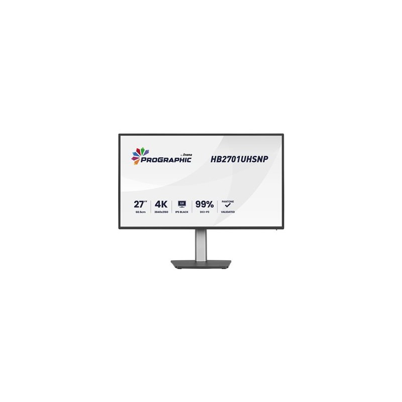 iiyama ProGraphic/HB2701UHSNP-B1/27"/IPS/4K UHD/60Hz/4ms/Černá/3R