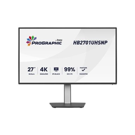 iiyama ProGraphic/HB2701UHSNP-B1/27"/IPS/4K UHD/60Hz/4ms/Černá/3R