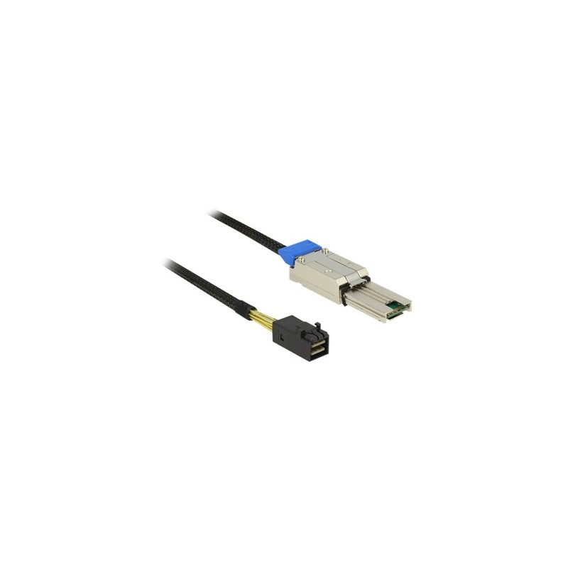 Delock - Redukce interního kabelu na externí SAS - SAS 6Gbit/s - 26 pin 4x Mini SAS (M) do 4 x Mini SAS HD (SFF-8643) (M) - 1 m