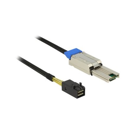 Delock - Redukce interního kabelu na externí SAS - SAS 6Gbit/s - 26 pin 4x Mini SAS (M) do 4 x Mini SAS HD (SFF-8643) (M) - 1 m