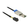 Delock - Redukce interního kabelu na externí SAS - SAS 6Gbit/s - 26 pin 4x Mini SAS (M) do 4 x Mini SAS HD (SFF-8643) (M) - 1 m
