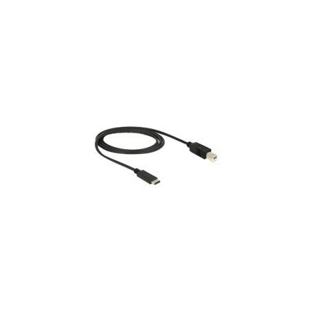 Delock - USB kabel - USB-C (M) do USB typ B (M) - USB 3.1 - 1 m - černá