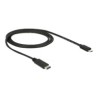 Delock - USB kabel - USB-C (M) do Micro USB typ B (M) - USB 3.1 - 1 m - černá