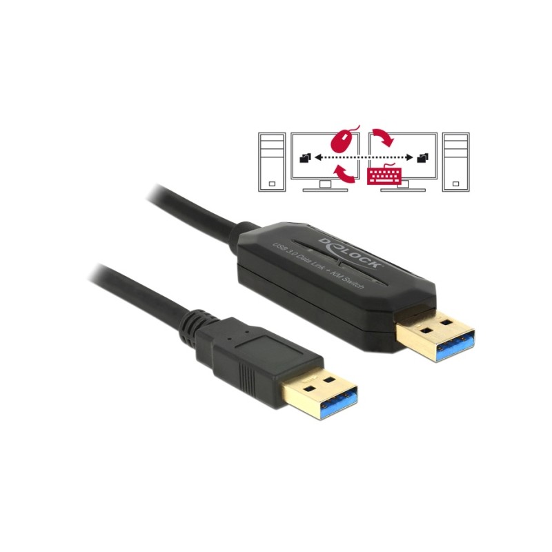 Delock - Adaptér pro prímé pripojení - USB 3.0 - USB 3.0 x 1 - cerná