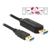 Delock - Adaptér pro prímé pripojení - USB 3.0 - USB 3.0 x 1 - cerná