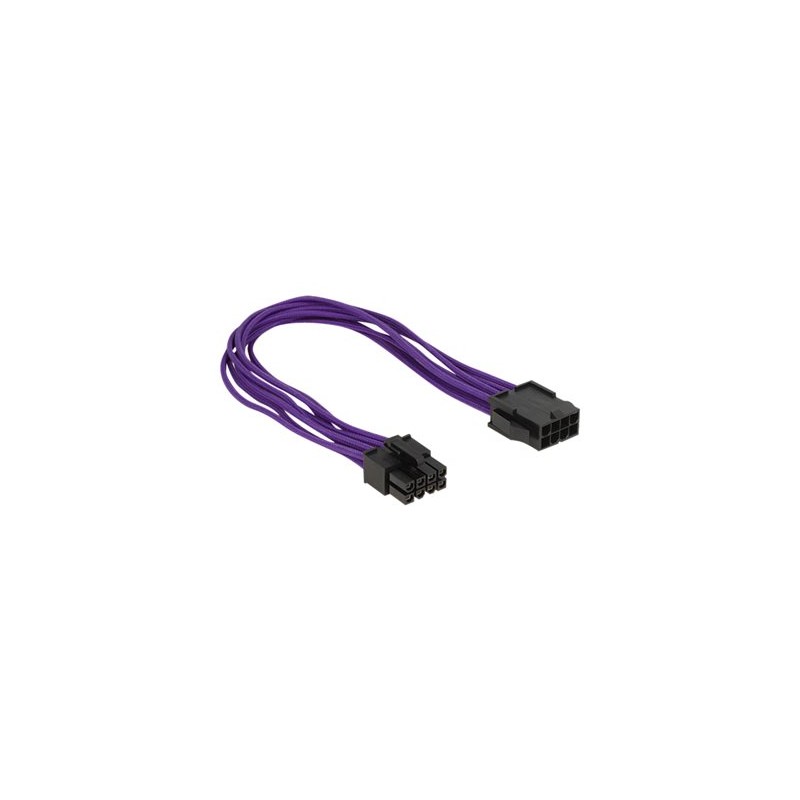 Delock - Prodlužovací šňůra - 8 pin EPS12V (F) do 8 pin EPS12V (M) - 30 cm - purpurová