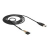 Delock USB TTL Converter - Sériový adaptér - USB 2.0 - sériový - černá