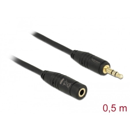 Delock - Prodlužovací šňůra audio - mini-phone stereo 3.5 mm se zdířkami (female) do mini-phone stereo 3.5 mm s piny (mal… 83762